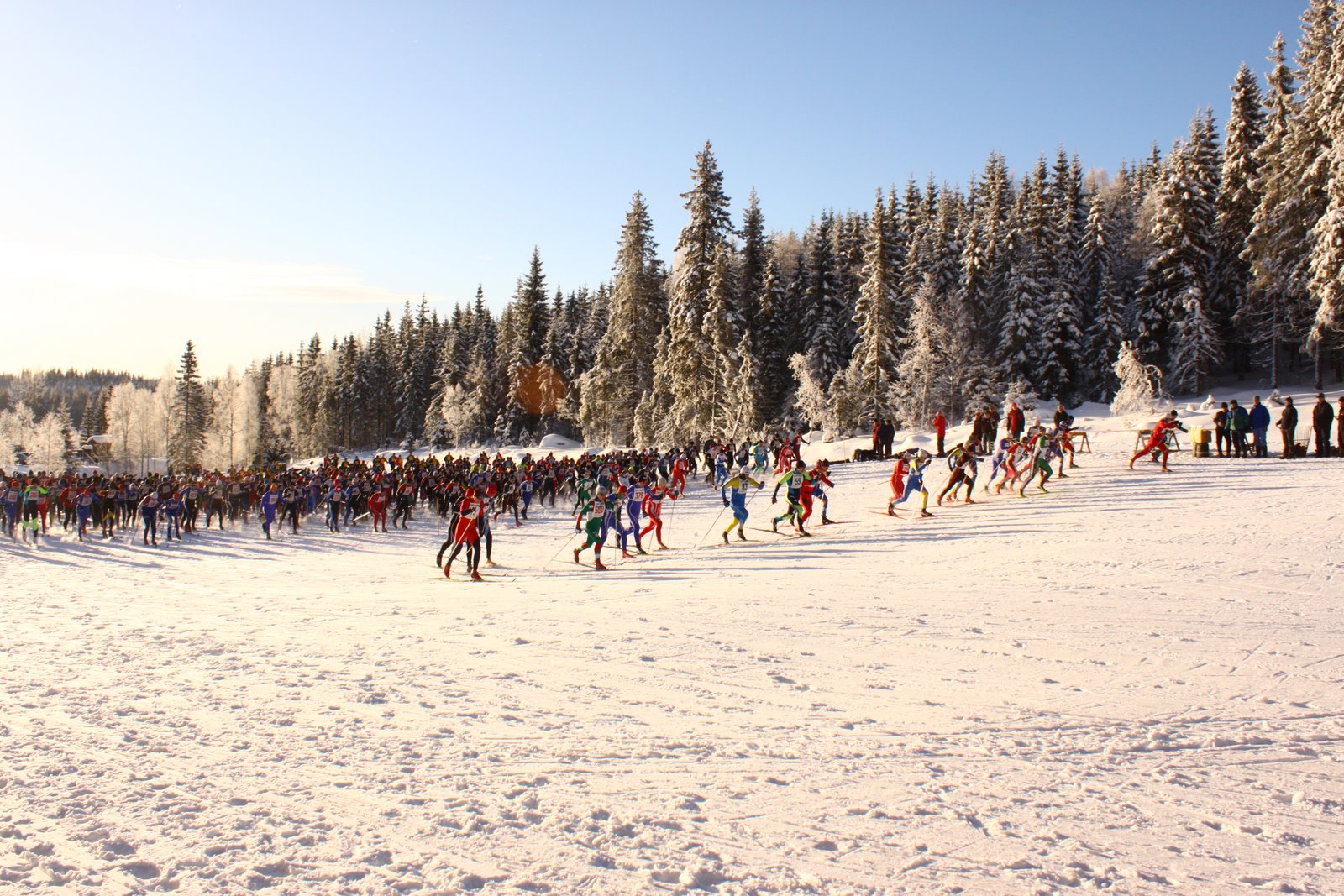 Starten Mattila Ski Marathon
